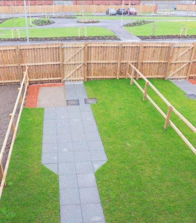 Villa Stylish House With Private Parking Glasgow Exterior foto